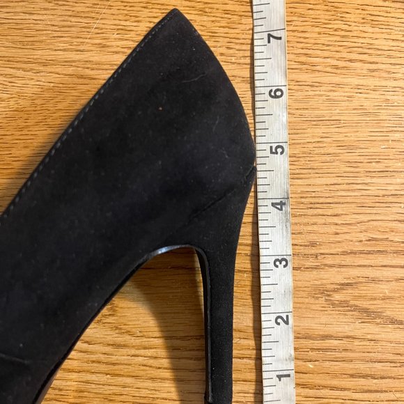 NWOB Call It Spring Black Sueded Heels Size 8.5 - Picture 5 of 5